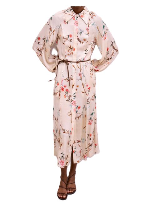 Crida Milano Windsor Abito midi in viscosa stampata Crida Milano | WINDSORCREAM FLOWER